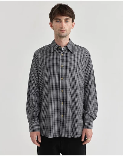 PSEUSHI - LS Plaid Shirt