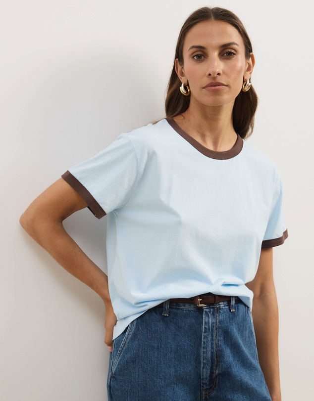 Atmos&Here - Short Sleeve Ringer T-Shirt