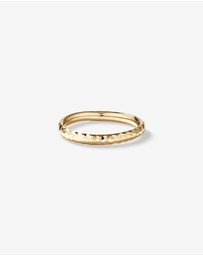 Michael Hill - Hammered Finish Ring in 10kt Yellow Gold
