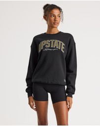 Upstate - Upstate Crew - Black College Script