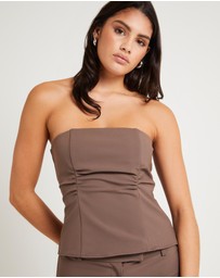 Alice In The Eve - Rory Ruched Bandeau Top