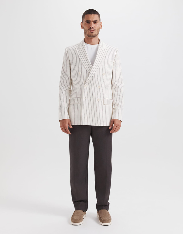 SABA - Harrison Stripe Linen Blazer