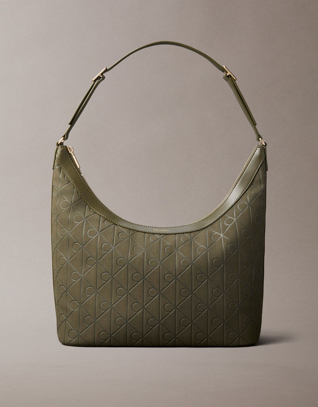 Calvin Klein - Allover Emblem Logo Shoulder Bag