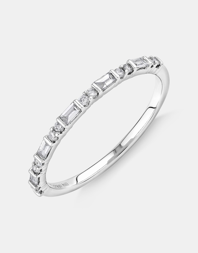 Michael Hill - 0.20 Carat TW Diamond Wedding Ring in 14kt White Gold
