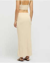 FRIEND of AUDREY - Reflection Ribbed Knit Skirt