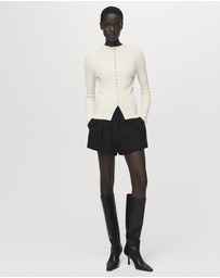 M.N.G - Fine Rib Knit Cardigan
