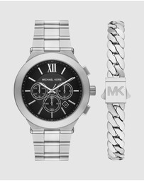 Michael Kors - Billie Silver Tone Chronograph Watch