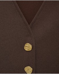 M.N.G - Waistcoat With Jewel Buttons