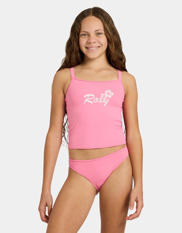 Roxy - Girls 8 to 16 Summer Wave Tankini Two Piece