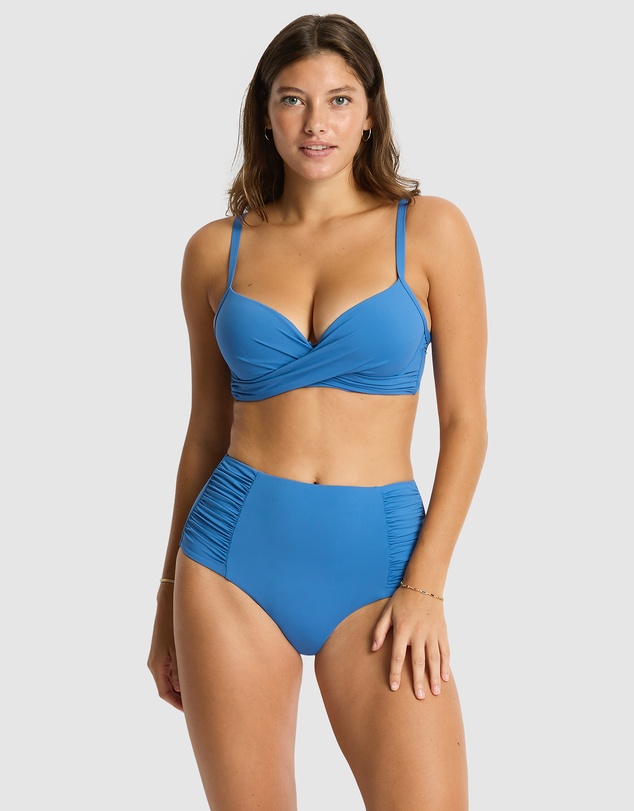 Sea Level Australia - Essentials Edit High Waist Gathered Side Pant