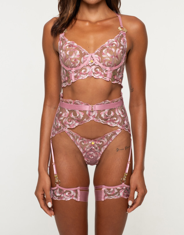 One Empire - Ashlyn Pink Lingerie Set