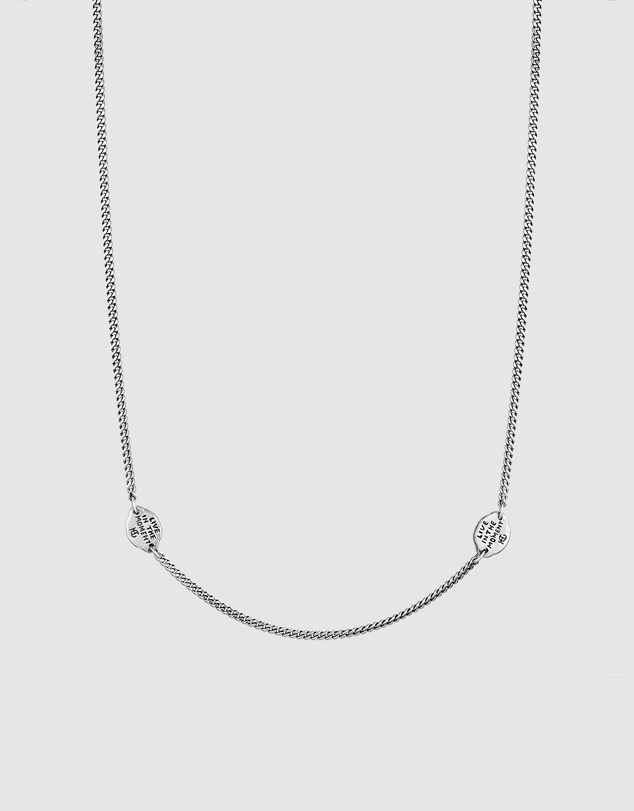 Haze & Glory - ICONIC EXCLUSIVE - Swallow Necklace in Oxidised 925 Silver