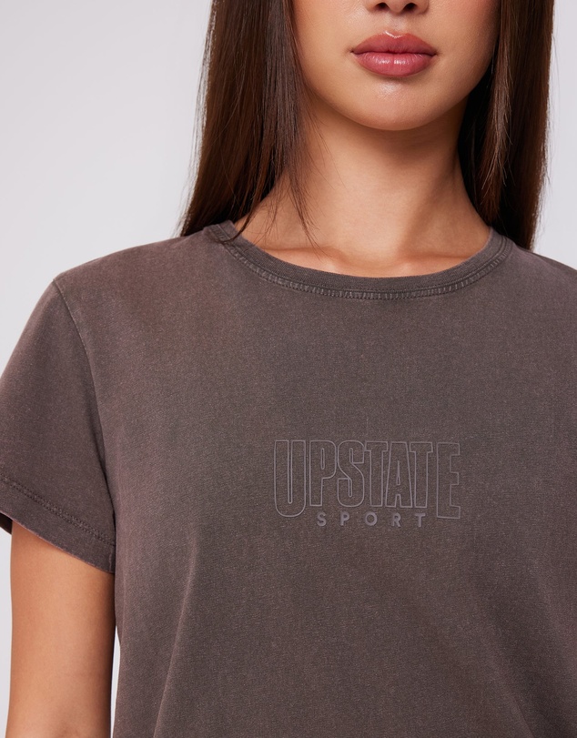 Upstate - Urban Box Tee - Washed Ground Coffee
