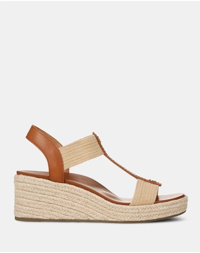Vionic - Calera Wedge - Camel Leather
