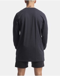Vacancy Co - Palm Embroidery Long Sleeve Tee
