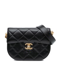 Pre-Loved by Azura Reborn - Pre-Loved chanel Quilted Leather Shoulder Bag with Chain Strap and Flap Closure