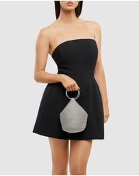 Olga Berg - Bianca Ball Mesh Handle Bag