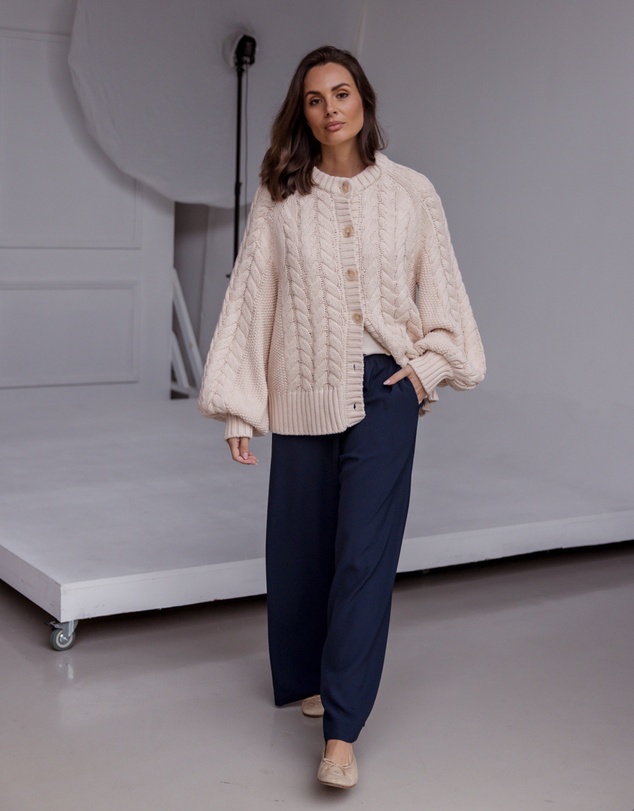 ALEXANDRA - Haven Cardigan Beige