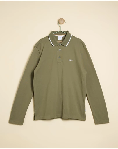 BOSS - Long Sleeve Polo - Kids-Teens