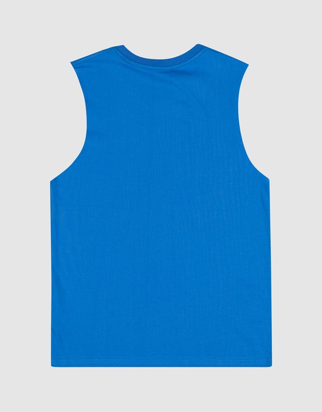 Santa Cruz - Flame Ringed Dot Front Muscle Tee - Teens