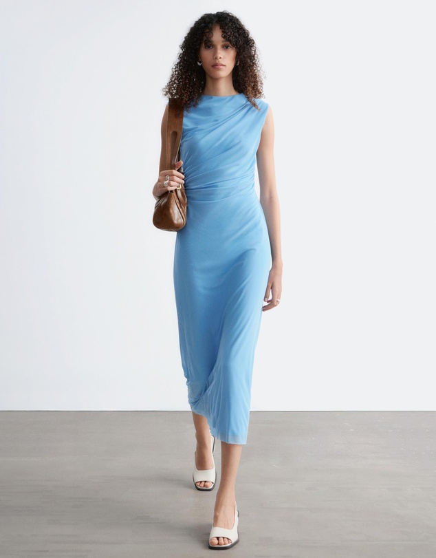 & Other Stories - Draped Sleeveless Midi Dress