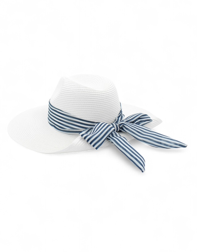Morgan & Taylor - Archer Short-Back Fedora in White