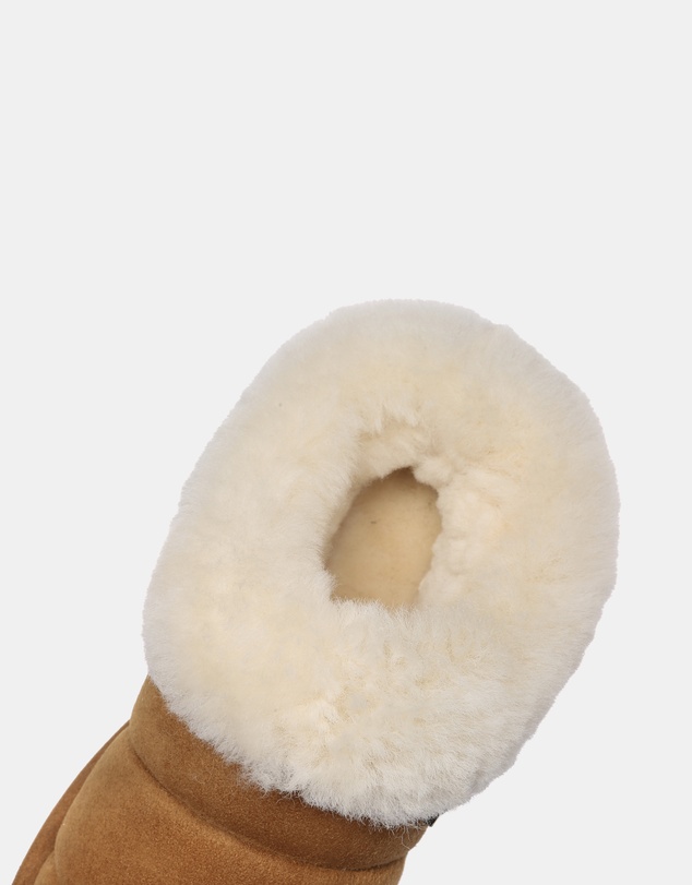 EVERAU - EverAU Ugg Ulrika Platform Sheepskin Upper House Shoes