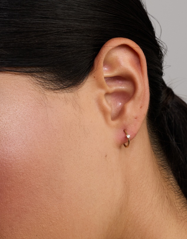 Michael Hill - Diamond Accent Sleeper Earrings in 10kt Yellow Gold