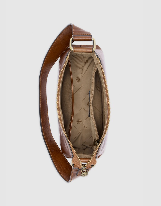 Florence - The Laura Tan Leather Shoulder Bag