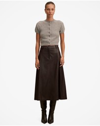 Forever New - Isla Vegan Leather Midi Skirt