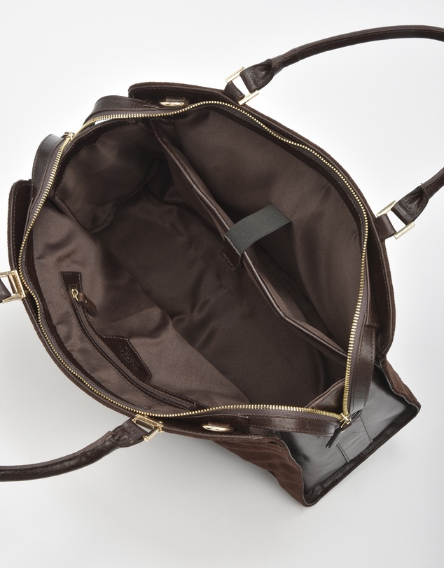 Cobb & Co - Kew Leather Suede Business Bag Tote