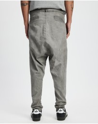 Surrounded By Ghosts - The Haxonite Super Low Crotch Tailored Denim Pants