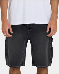 Billabong - Mens Bad Dog Workwear Denim Shorts
