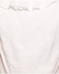 AERE - Elowen Linen Ruffle Top