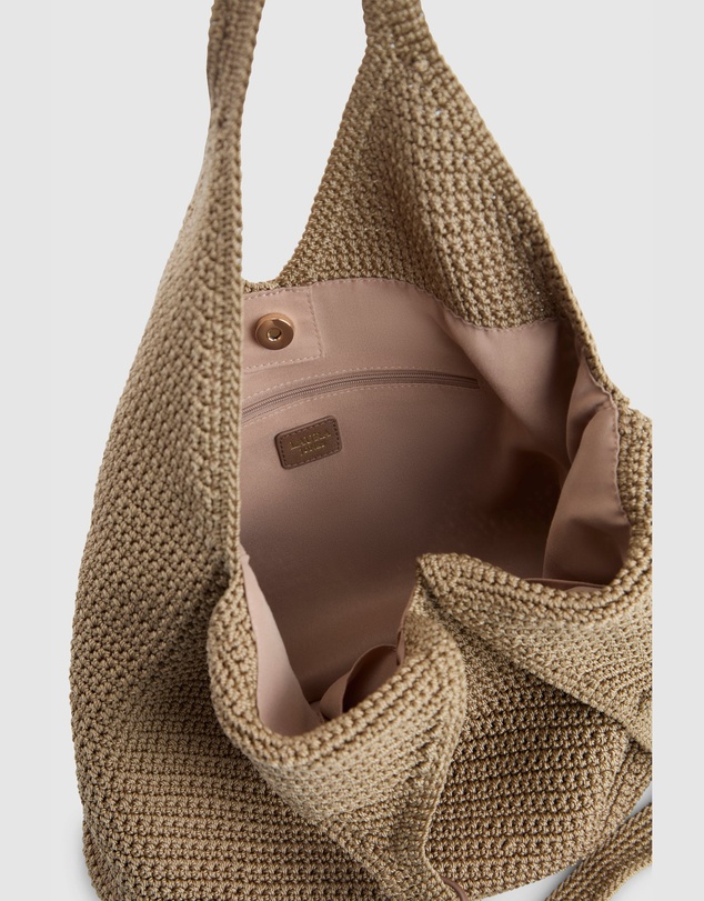 Laura Jones - Rayon Crochet Tote Bag