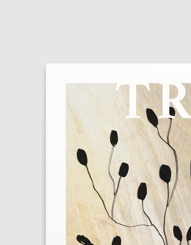 Olive et Oriel - Trust The Process No2 by Treechild Art Print