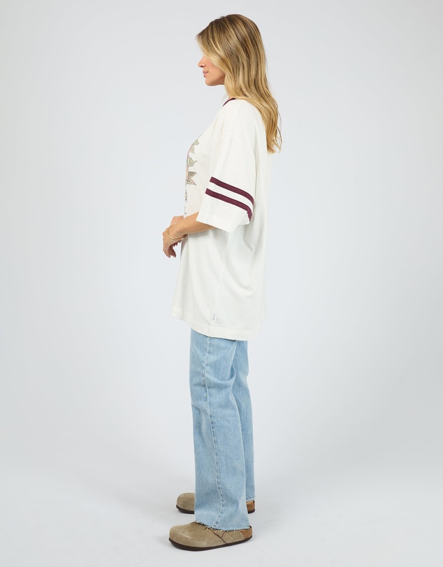 All About Eve - Spritz Time Oversized Tee Vintage White
