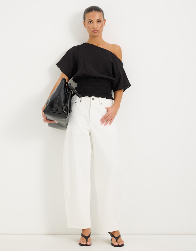 Calli - Marlow Sheer Off The Shoulder Top