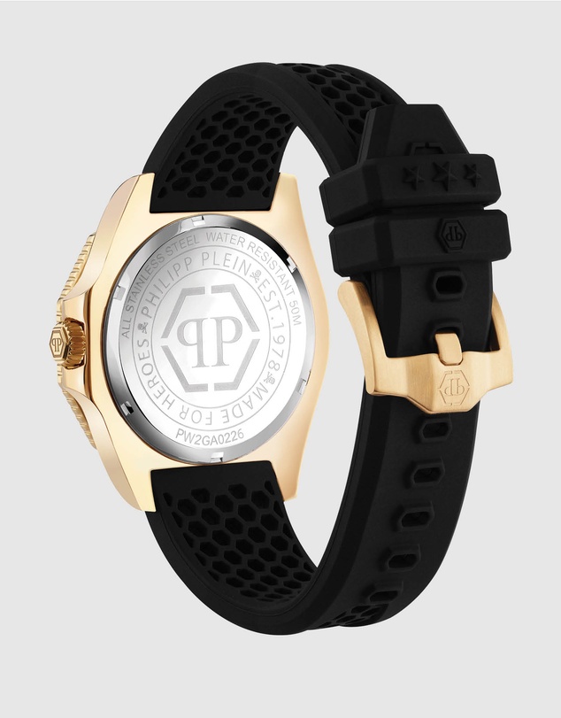 Philipp Plein - AQUASTORM 44mm Gold-Tone Analogue Watch
