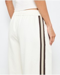 AERE - Contrast Stripe Denim Twill Pants