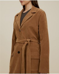 The Fated - Maddie Faux Suede Coat