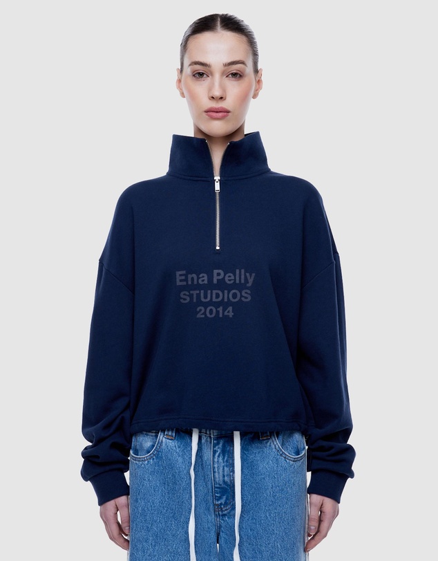 ENA PELLY - Kenzie Quarter-Zip Jumper