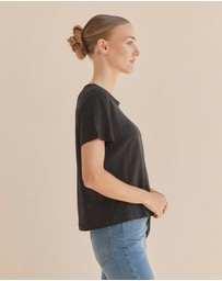 Amelius - Coogee Linen Crew Neck Tee