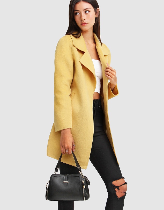 Belle & Bloom - Ex-Boyfriend Wool Blend Oversized Coat