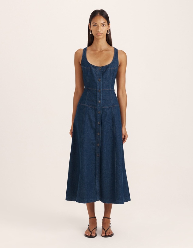 SABA - Cara Denim Midi Dress