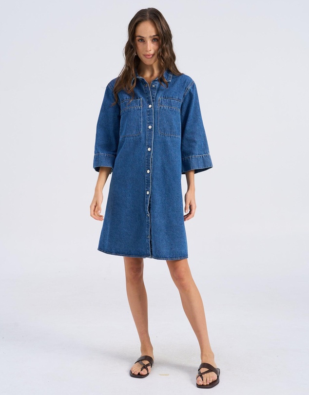 Vero Moda - Tolke Denim Shirt Dress