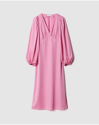 & Other Stories - V-Neck Midi Dress