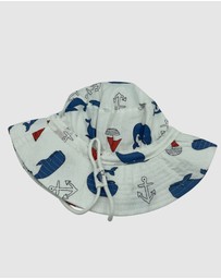 Jacaru - Jacaru 1895 Kids Whales Bucket Hat