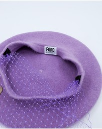 FORD MILLINERY - NIKKI Beret with veil