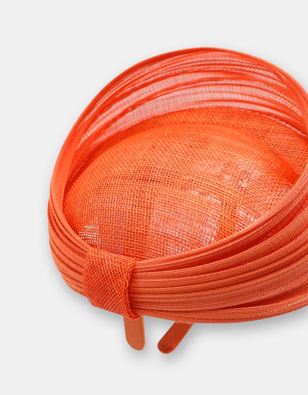 Morgan & Taylor - Blaze Beret Fascinator in Orange